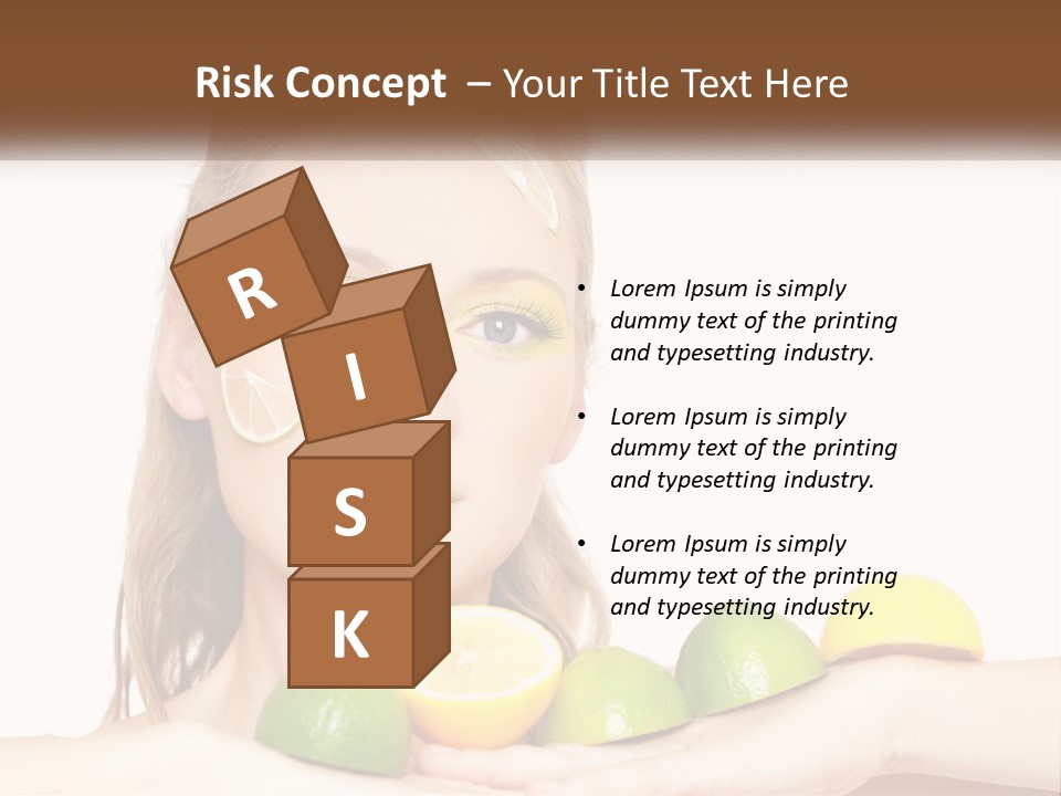 Freshness Lemon Elegance PowerPoint Template