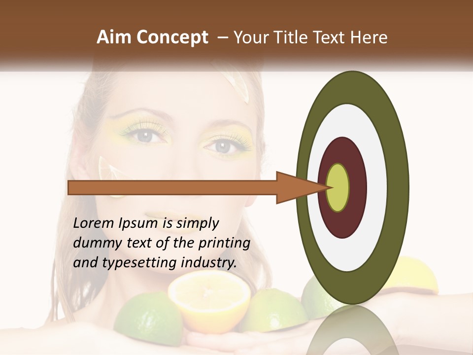 Freshness Lemon Elegance PowerPoint Template