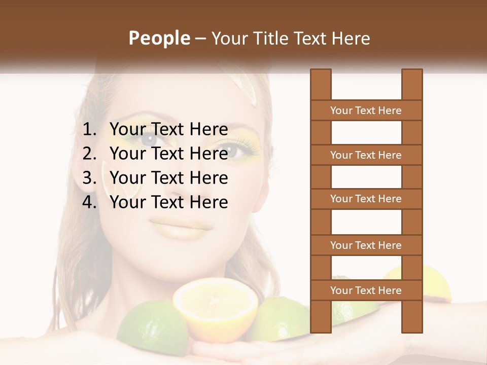 Freshness Lemon Elegance PowerPoint Template