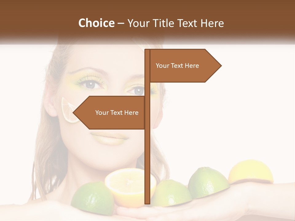 Freshness Lemon Elegance PowerPoint Template