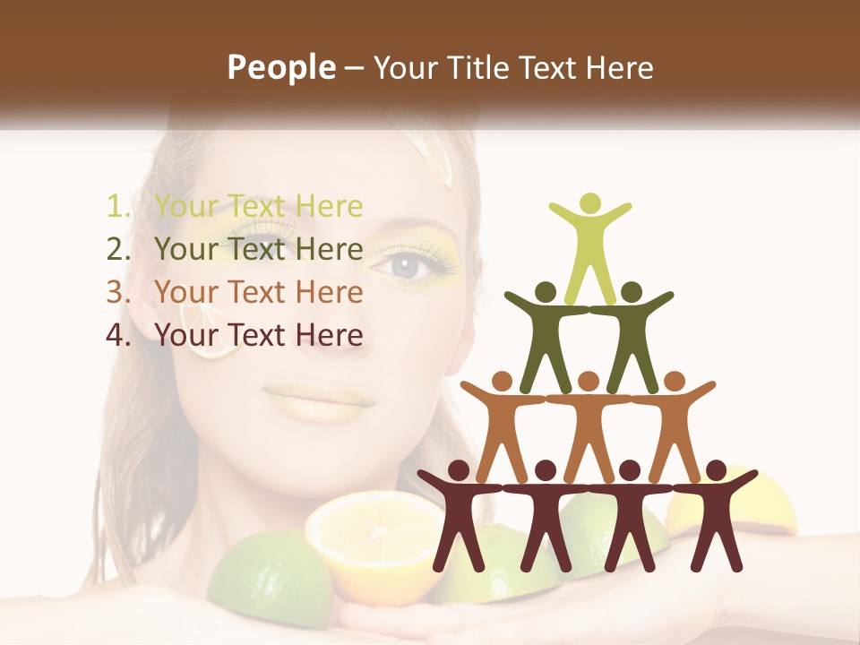 Freshness Lemon Elegance PowerPoint Template