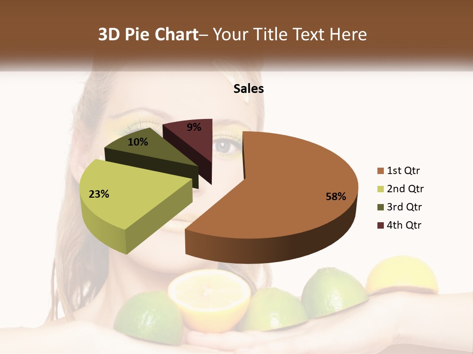 Freshness Lemon Elegance PowerPoint Template