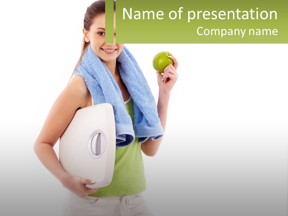 Scale People Young PowerPoint Template