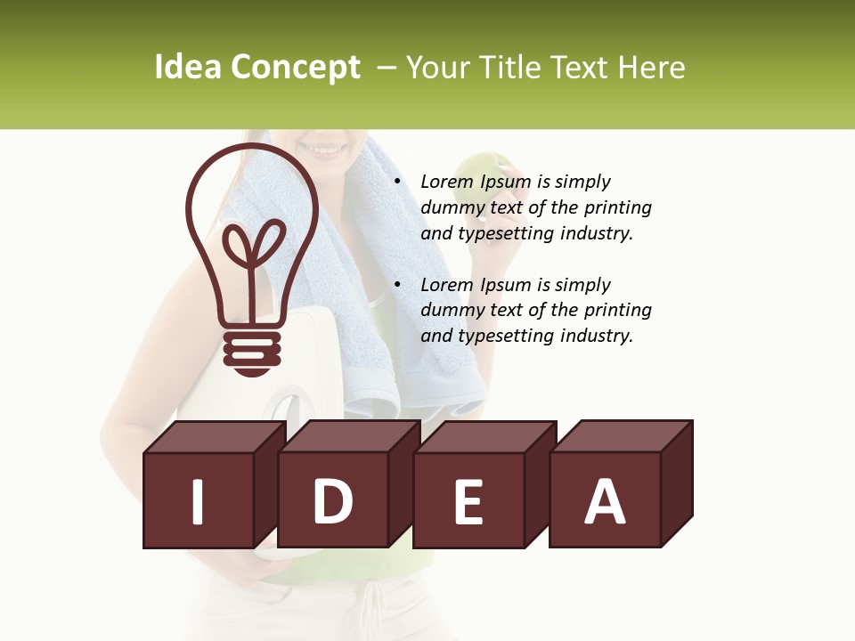 Scale People Young PowerPoint Template