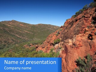Australia Flinders Rock PowerPoint Template