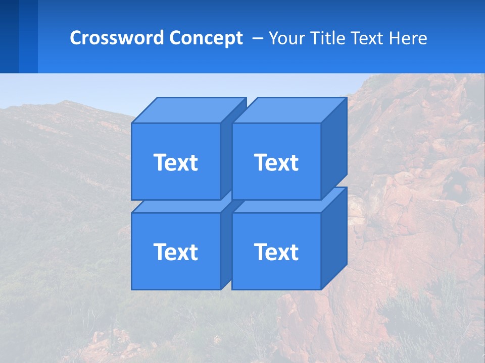 Australia Flinders Rock PowerPoint Template