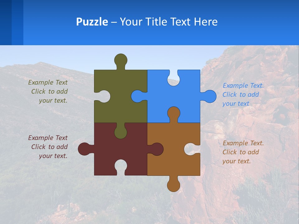 Australia Flinders Rock PowerPoint Template