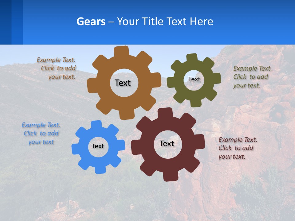 Australia Flinders Rock PowerPoint Template