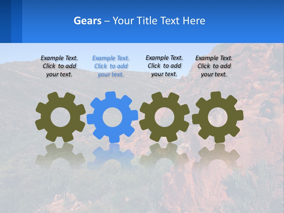 Australia Flinders Rock PowerPoint Template