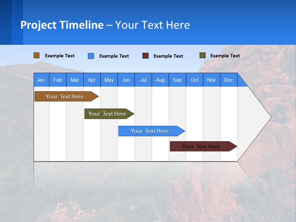 Australia Flinders Rock PowerPoint Template