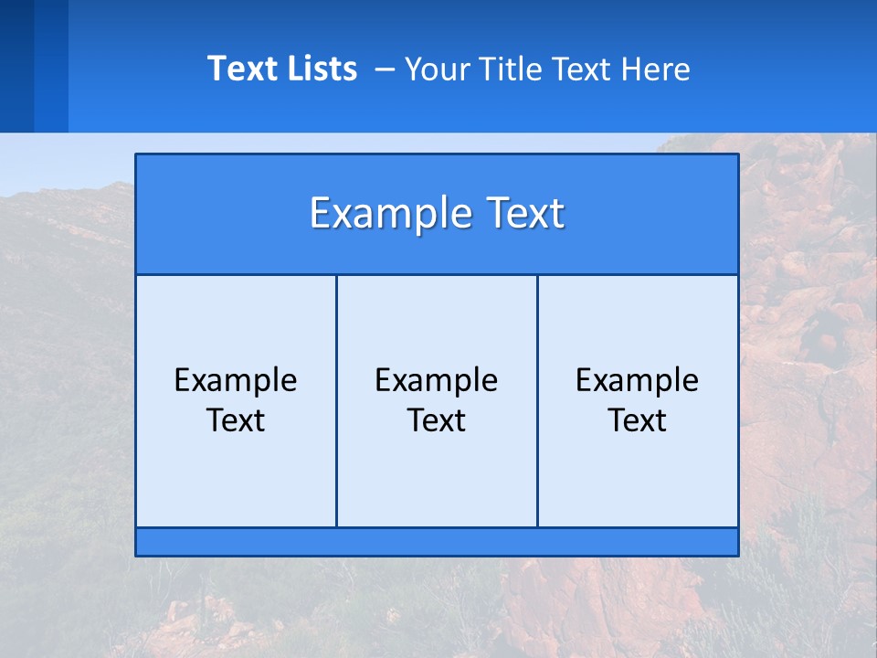 Australia Flinders Rock PowerPoint Template