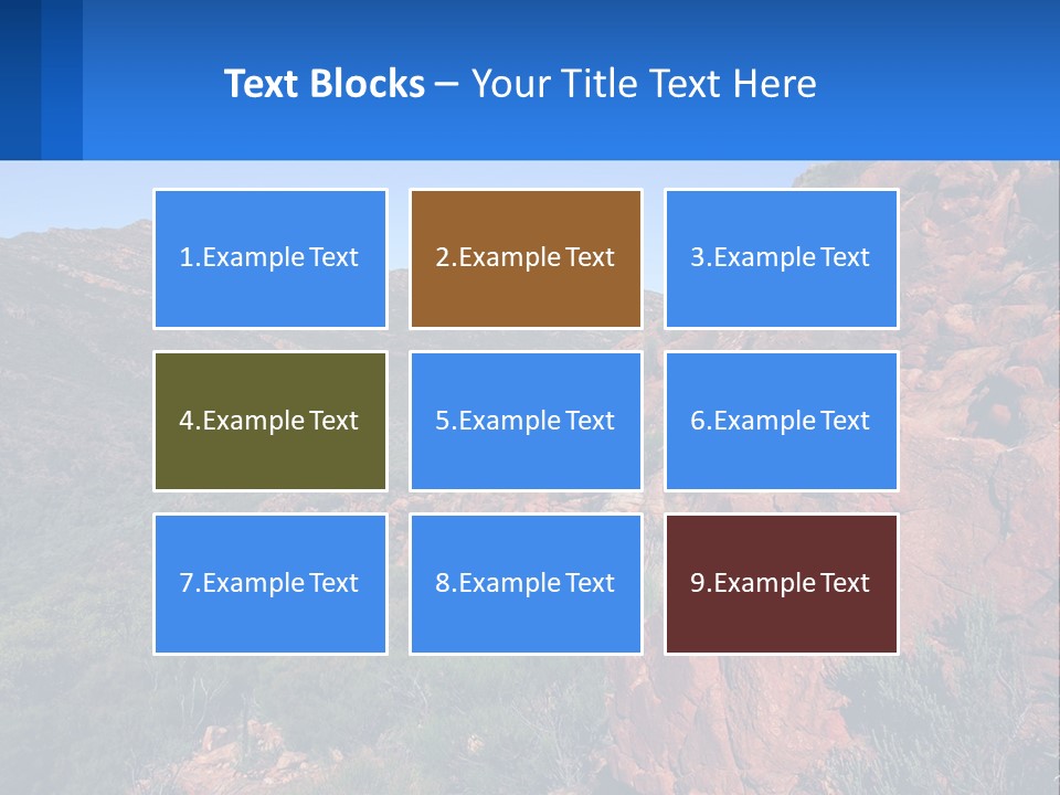 Australia Flinders Rock PowerPoint Template