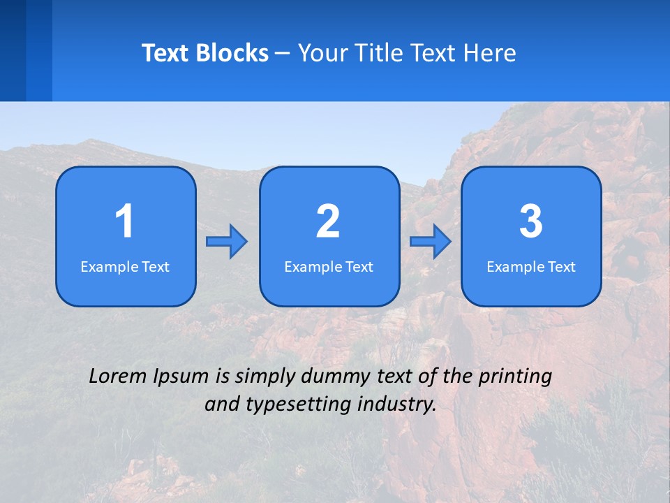 Australia Flinders Rock PowerPoint Template