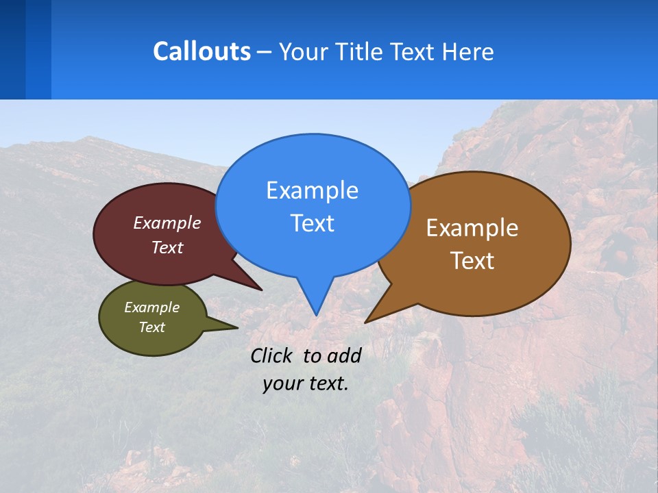Australia Flinders Rock PowerPoint Template