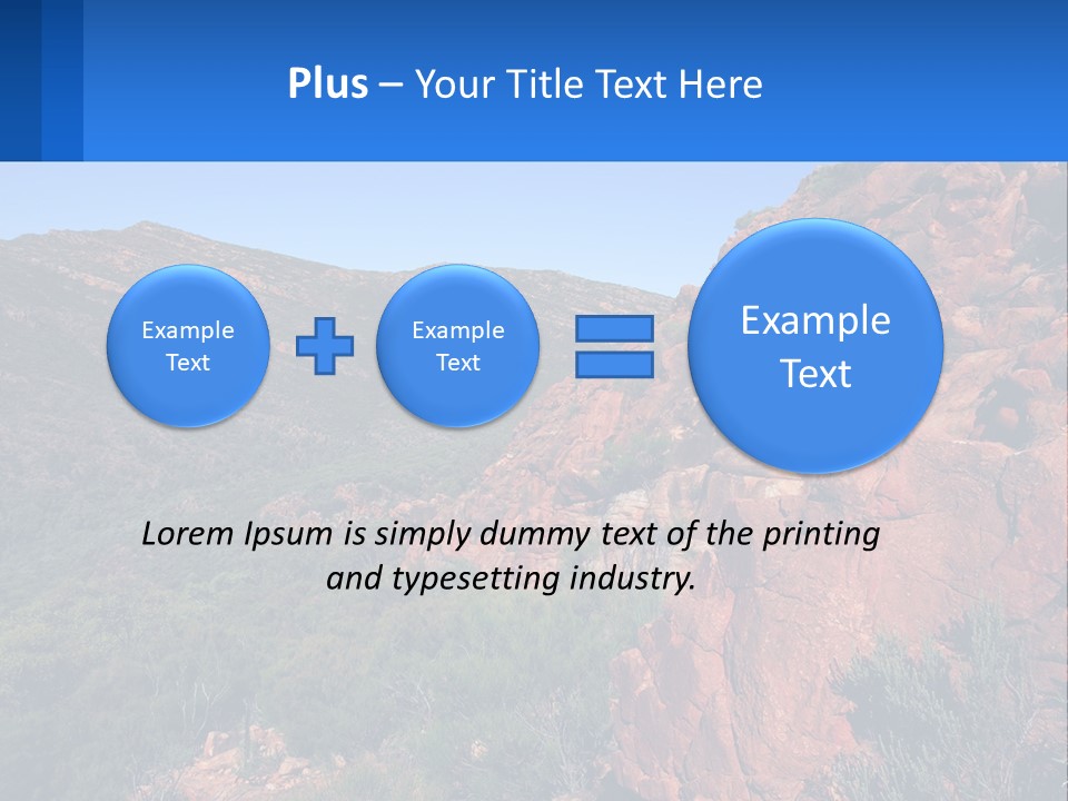 Australia Flinders Rock PowerPoint Template