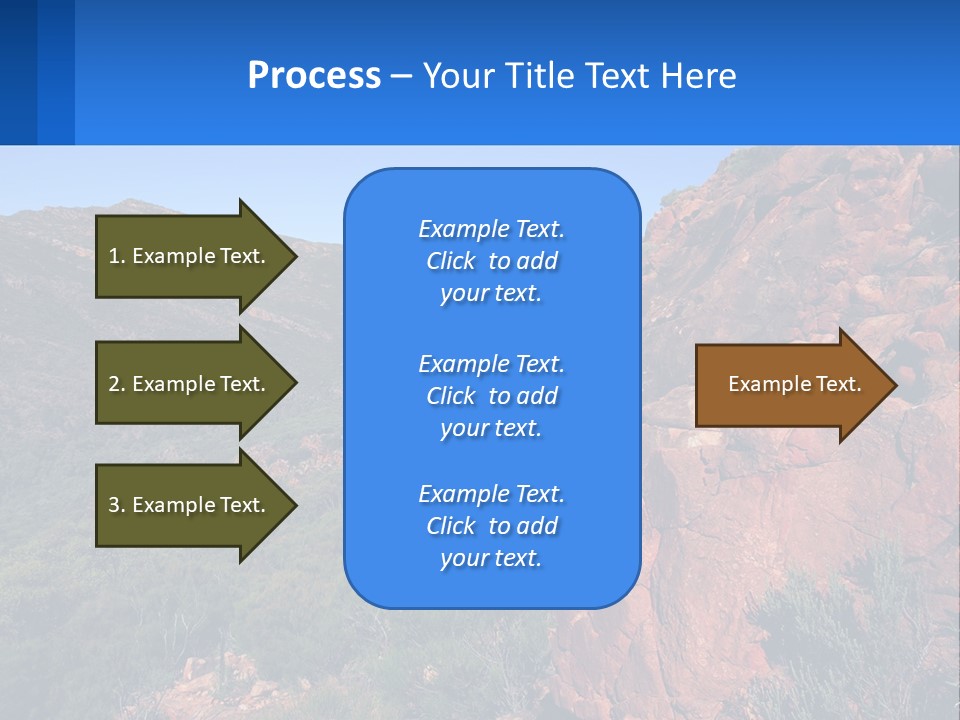 Australia Flinders Rock PowerPoint Template