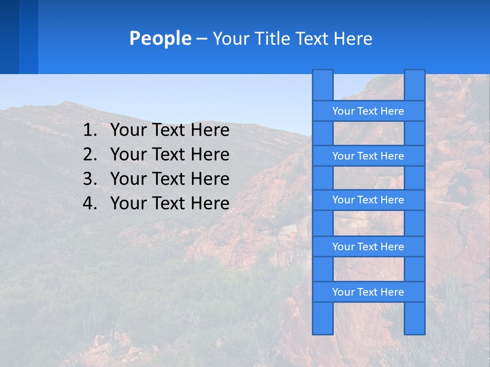 Australia Flinders Rock PowerPoint Template
