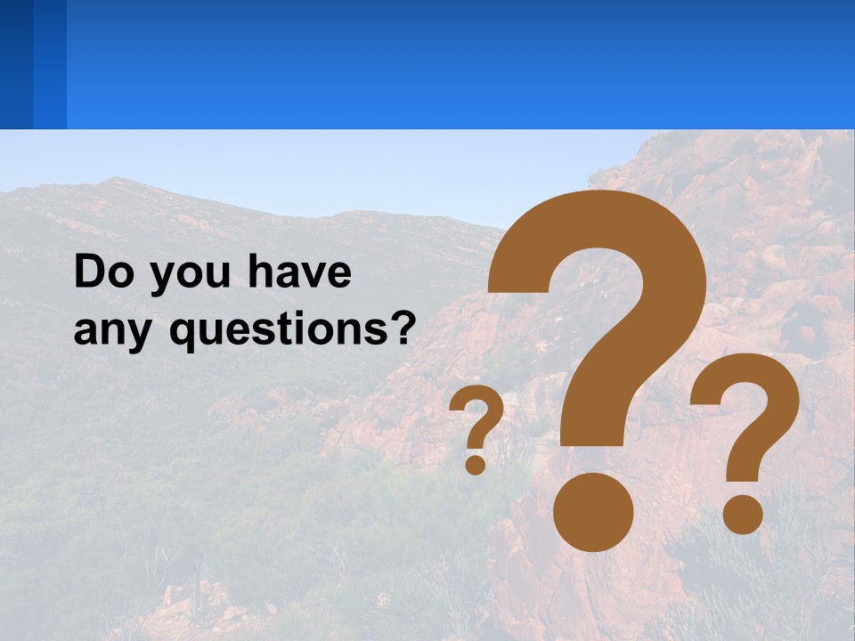 Australia Flinders Rock PowerPoint Template