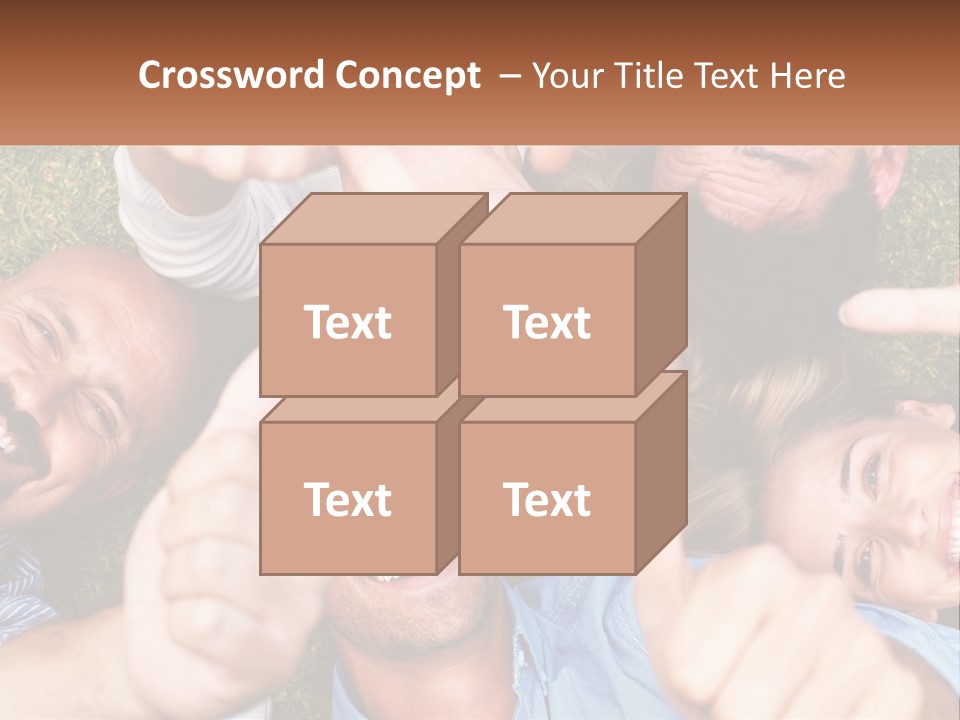 A Group Of People Giving Thumbs Up In A Circle PowerPoint Template