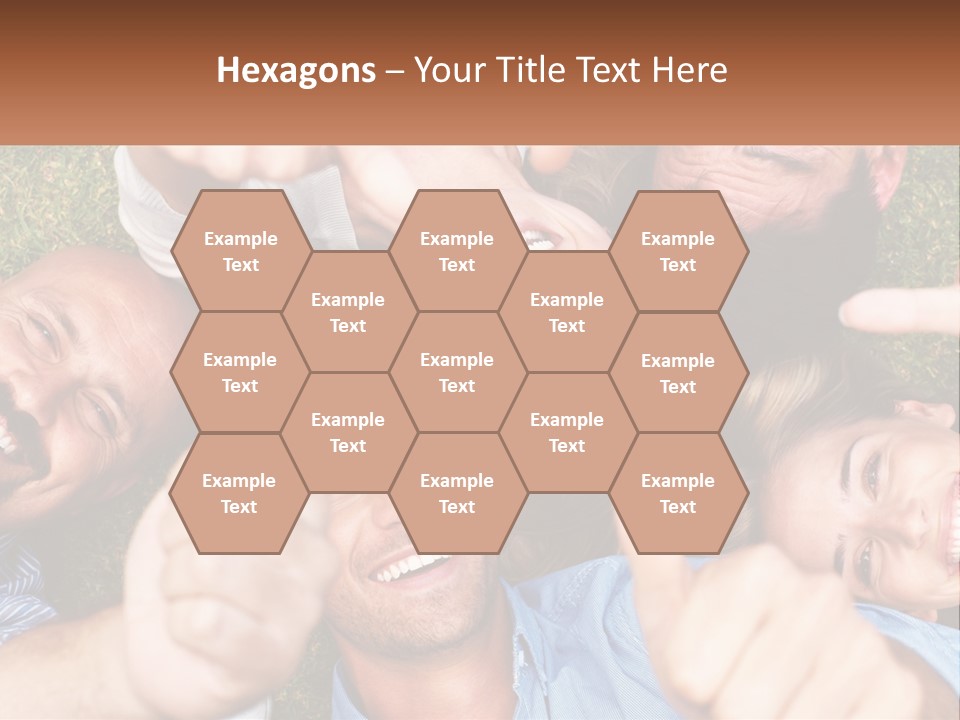 A Group Of People Giving Thumbs Up In A Circle PowerPoint Template