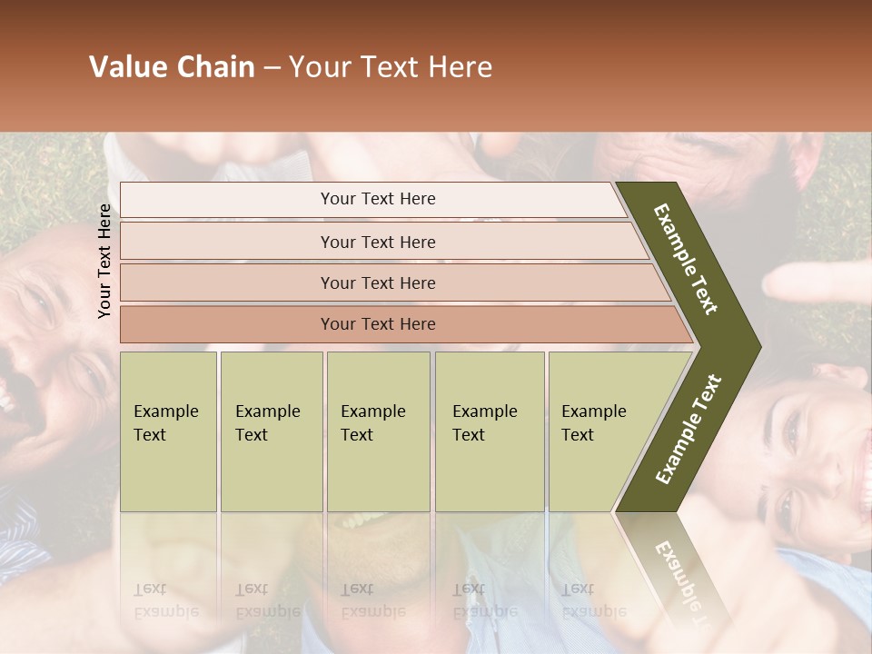 A Group Of People Giving Thumbs Up In A Circle PowerPoint Template