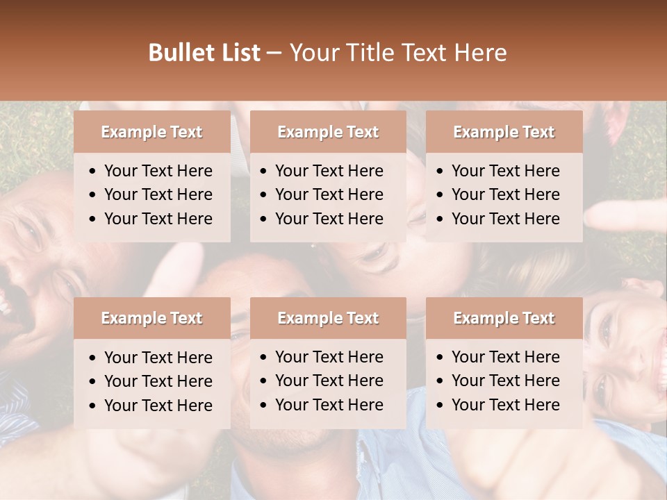 A Group Of People Giving Thumbs Up In A Circle PowerPoint Template