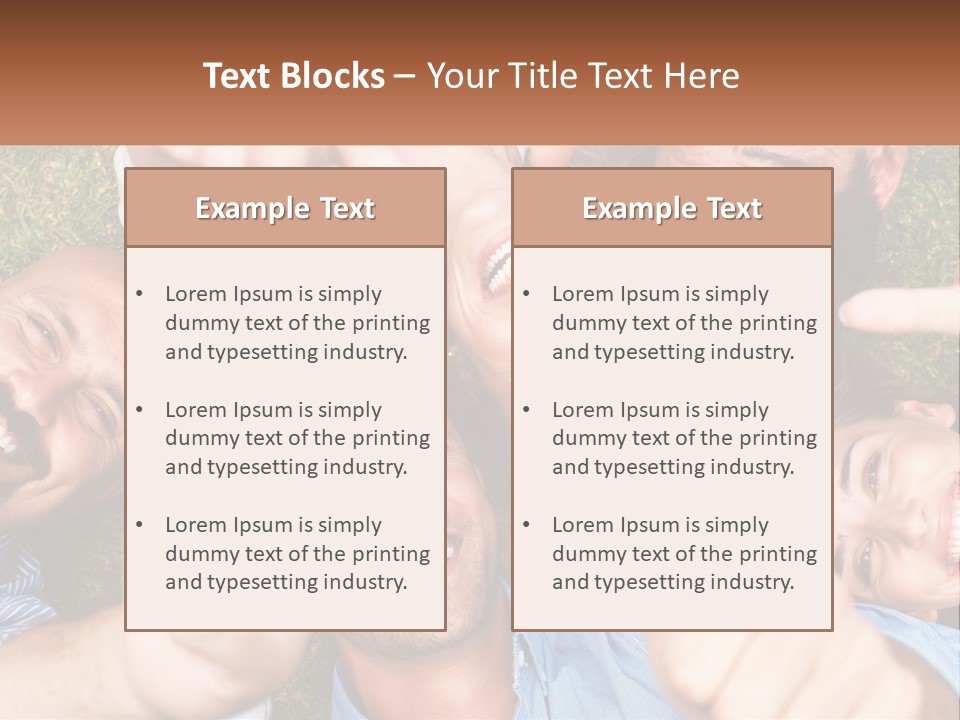 A Group Of People Giving Thumbs Up In A Circle PowerPoint Template