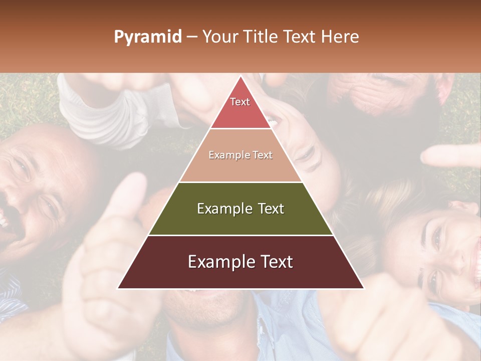 A Group Of People Giving Thumbs Up In A Circle PowerPoint Template