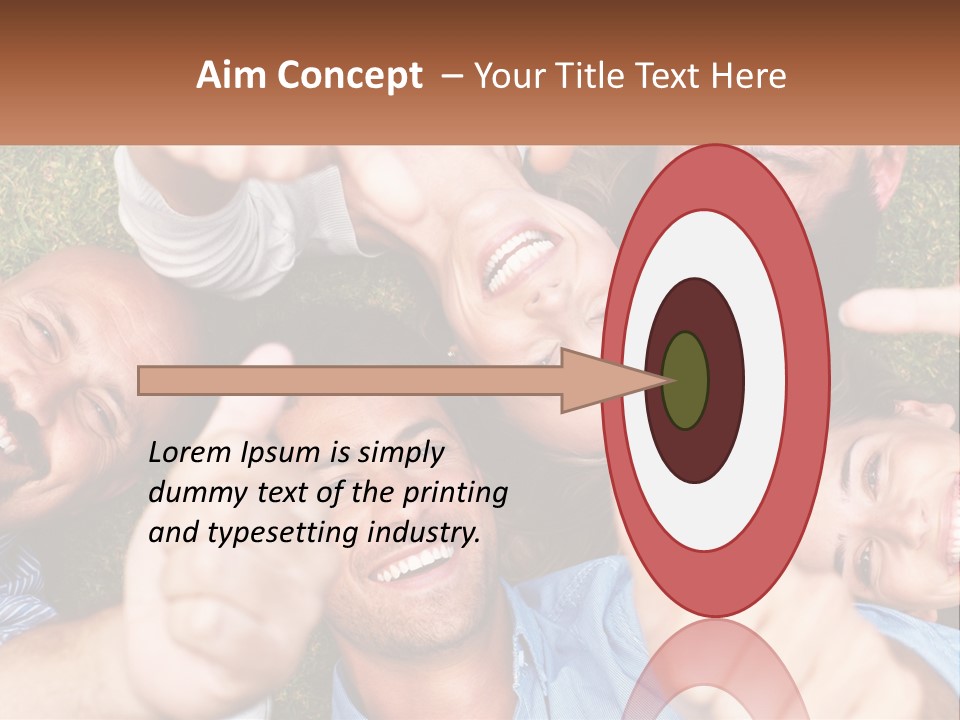 A Group Of People Giving Thumbs Up In A Circle PowerPoint Template