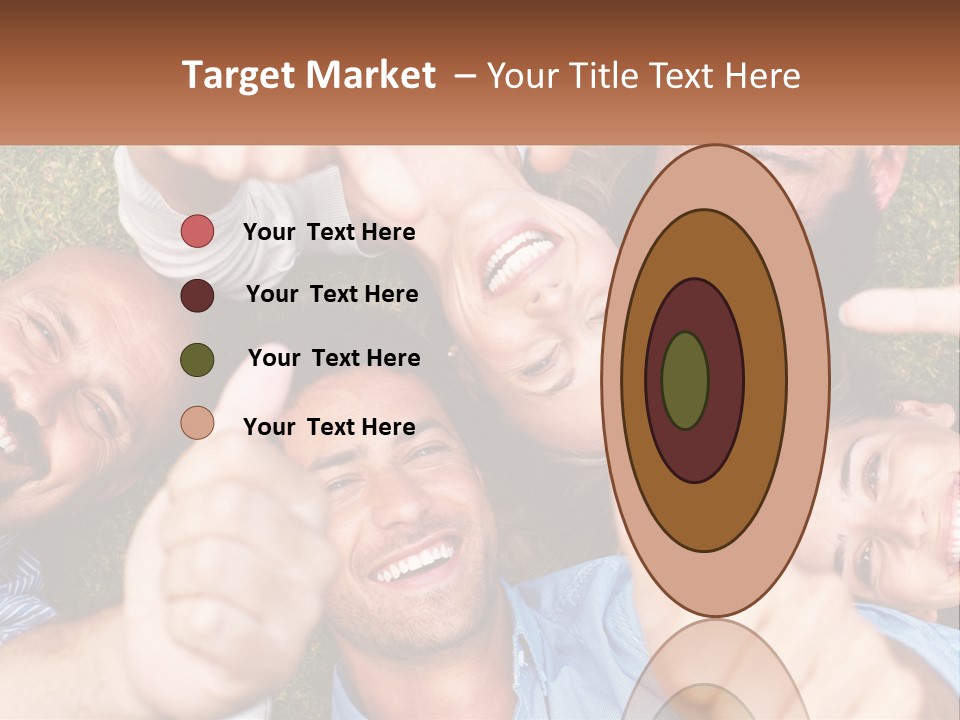 A Group Of People Giving Thumbs Up In A Circle PowerPoint Template