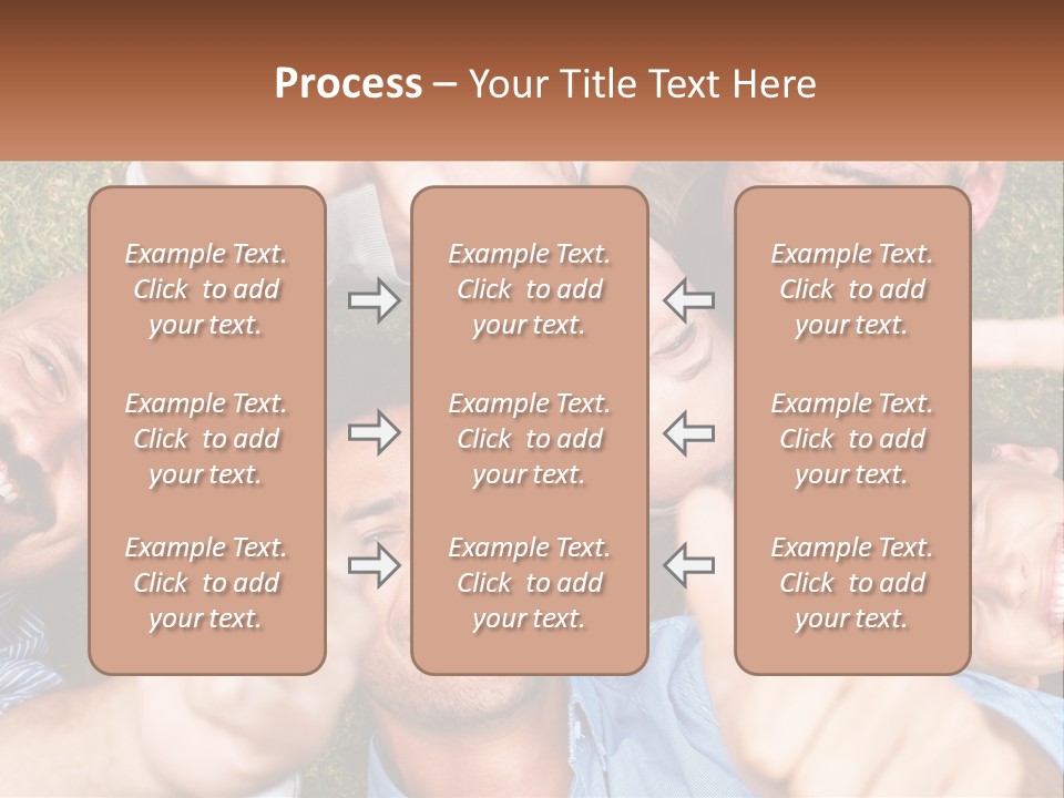 A Group Of People Giving Thumbs Up In A Circle PowerPoint Template