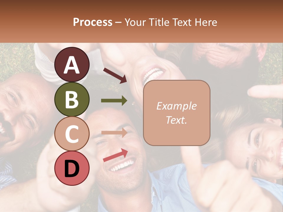 A Group Of People Giving Thumbs Up In A Circle PowerPoint Template