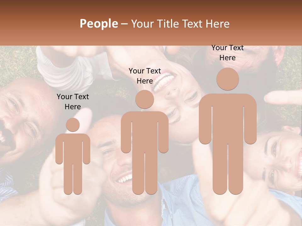 A Group Of People Giving Thumbs Up In A Circle PowerPoint Template