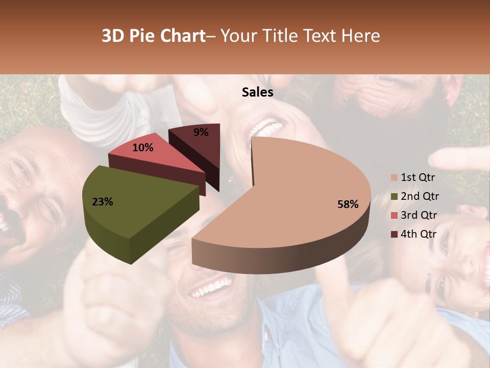 A Group Of People Giving Thumbs Up In A Circle PowerPoint Template