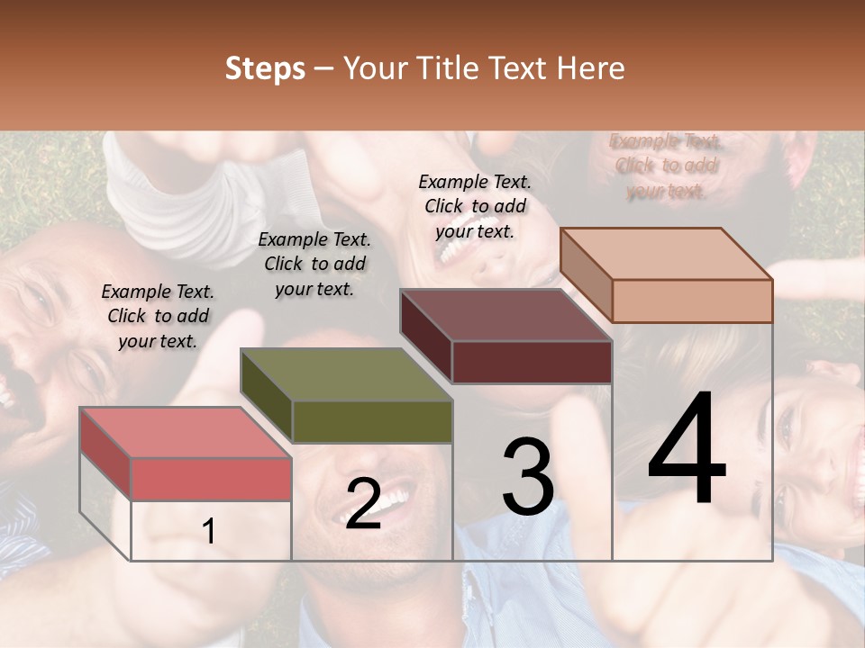 A Group Of People Giving Thumbs Up In A Circle PowerPoint Template