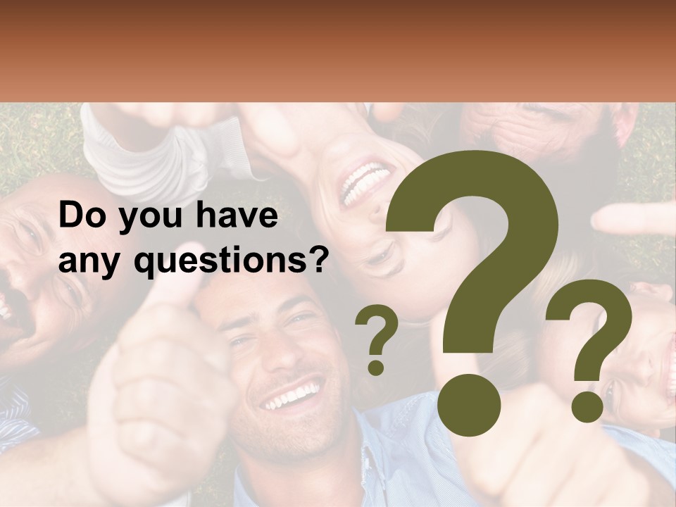 A Group Of People Giving Thumbs Up In A Circle PowerPoint Template