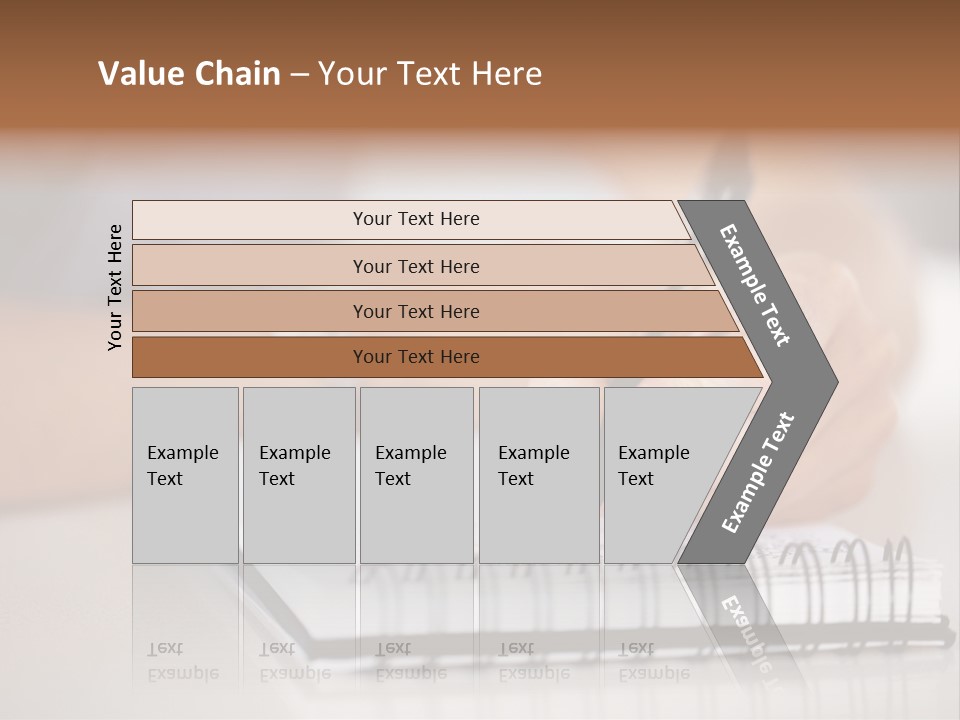 A Person Writing On A Piece Of Paper With A Pen PowerPoint Template