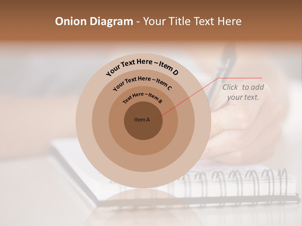 A Person Writing On A Piece Of Paper With A Pen PowerPoint Template