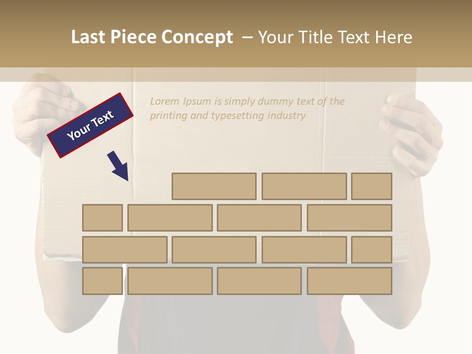 Background Recession Hardhat PowerPoint Template