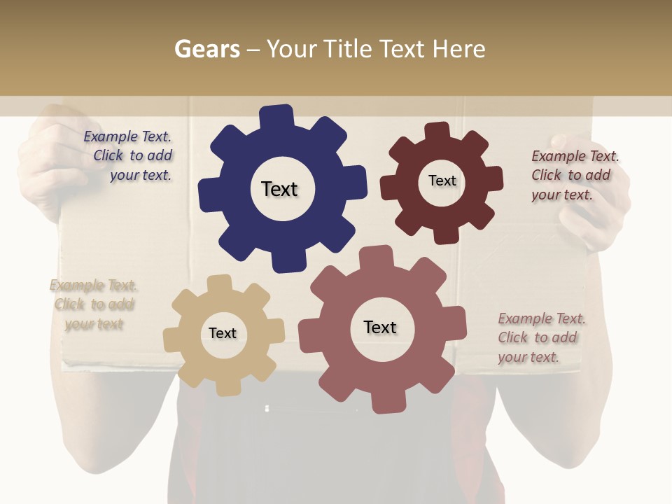 Background Recession Hardhat PowerPoint Template