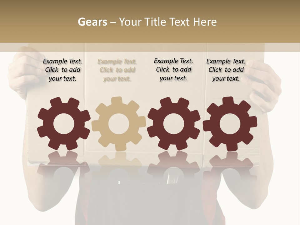 Background Recession Hardhat PowerPoint Template