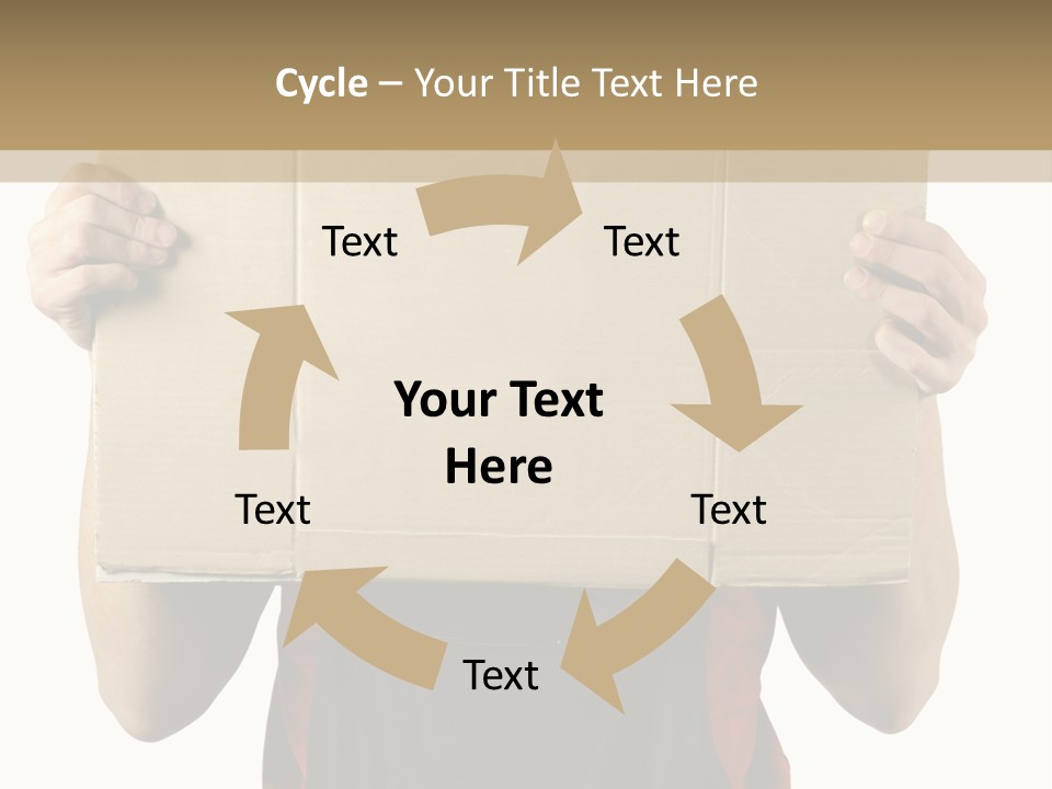 Background Recession Hardhat PowerPoint Template