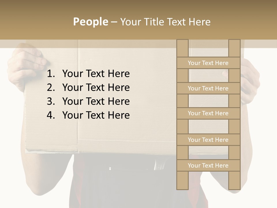 Background Recession Hardhat PowerPoint Template