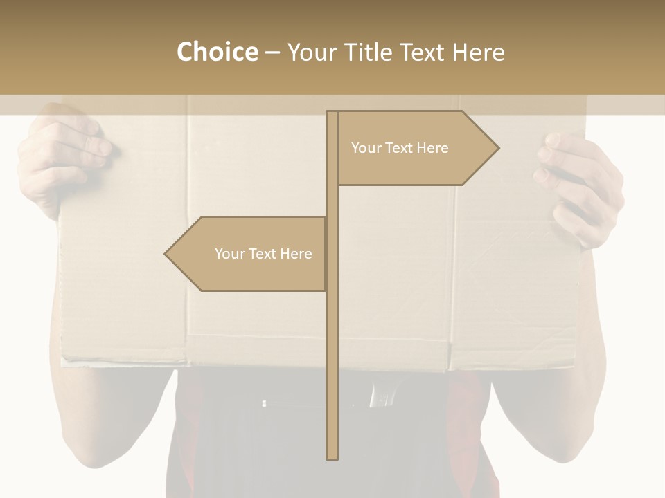 Background Recession Hardhat PowerPoint Template