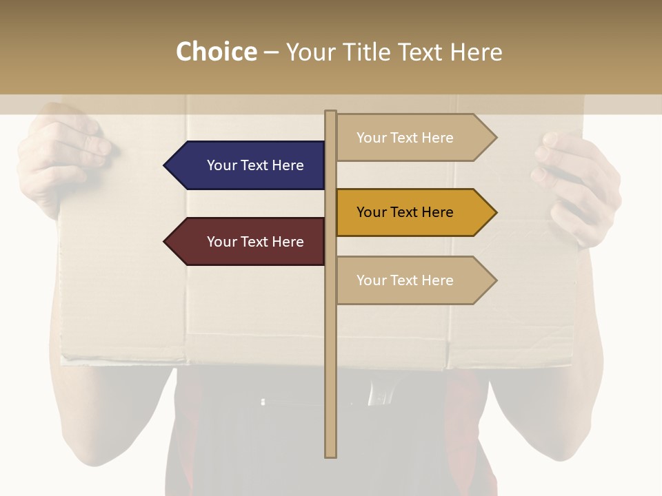 Background Recession Hardhat PowerPoint Template