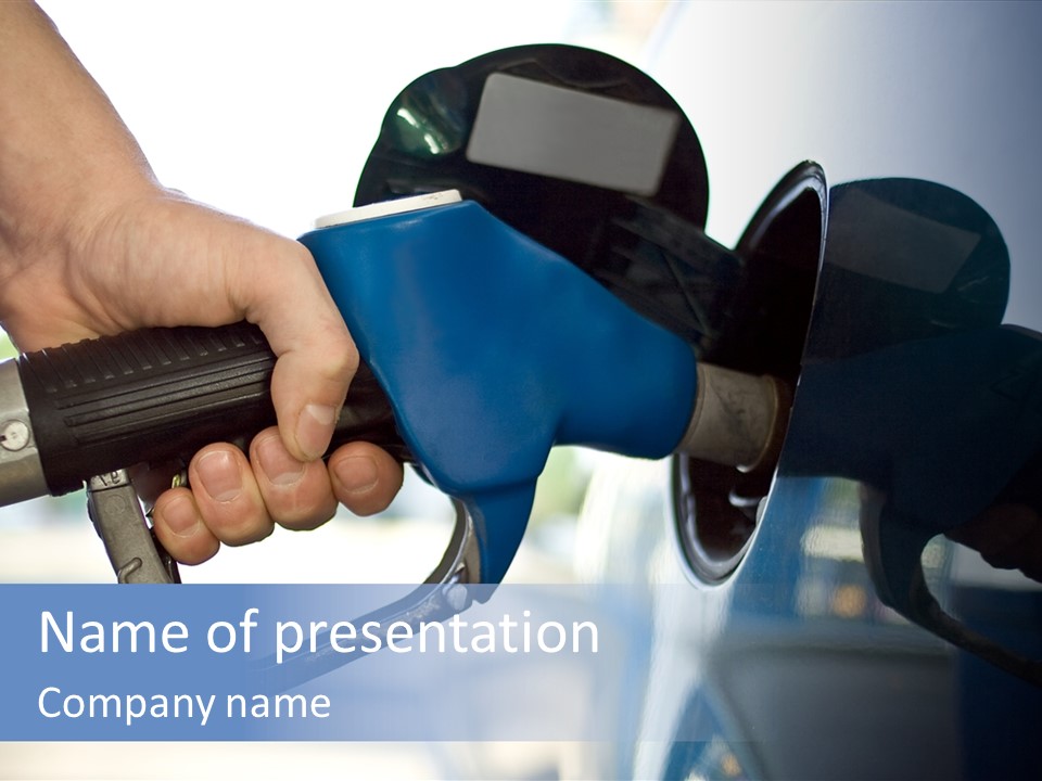 Trip Refill Diesel PowerPoint Template