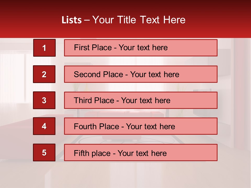 Residence Villa Design PowerPoint Template