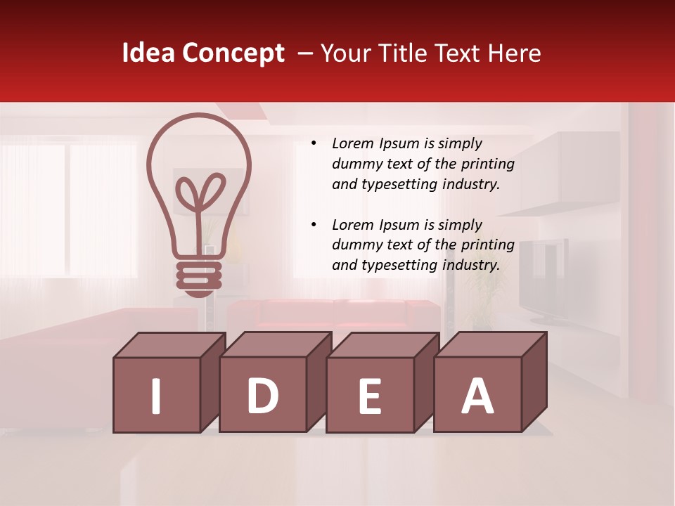 Residence Villa Design PowerPoint Template