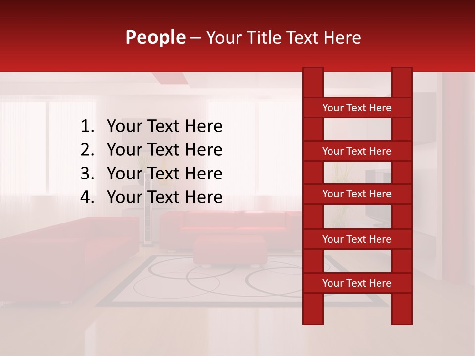 Residence Villa Design PowerPoint Template