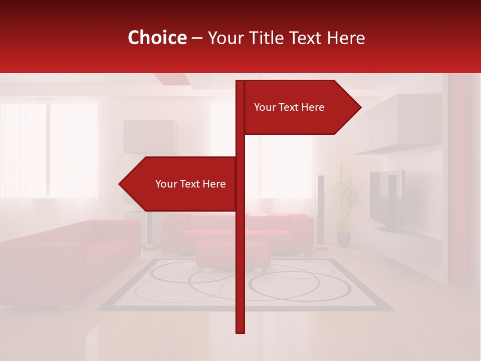 Residence Villa Design PowerPoint Template